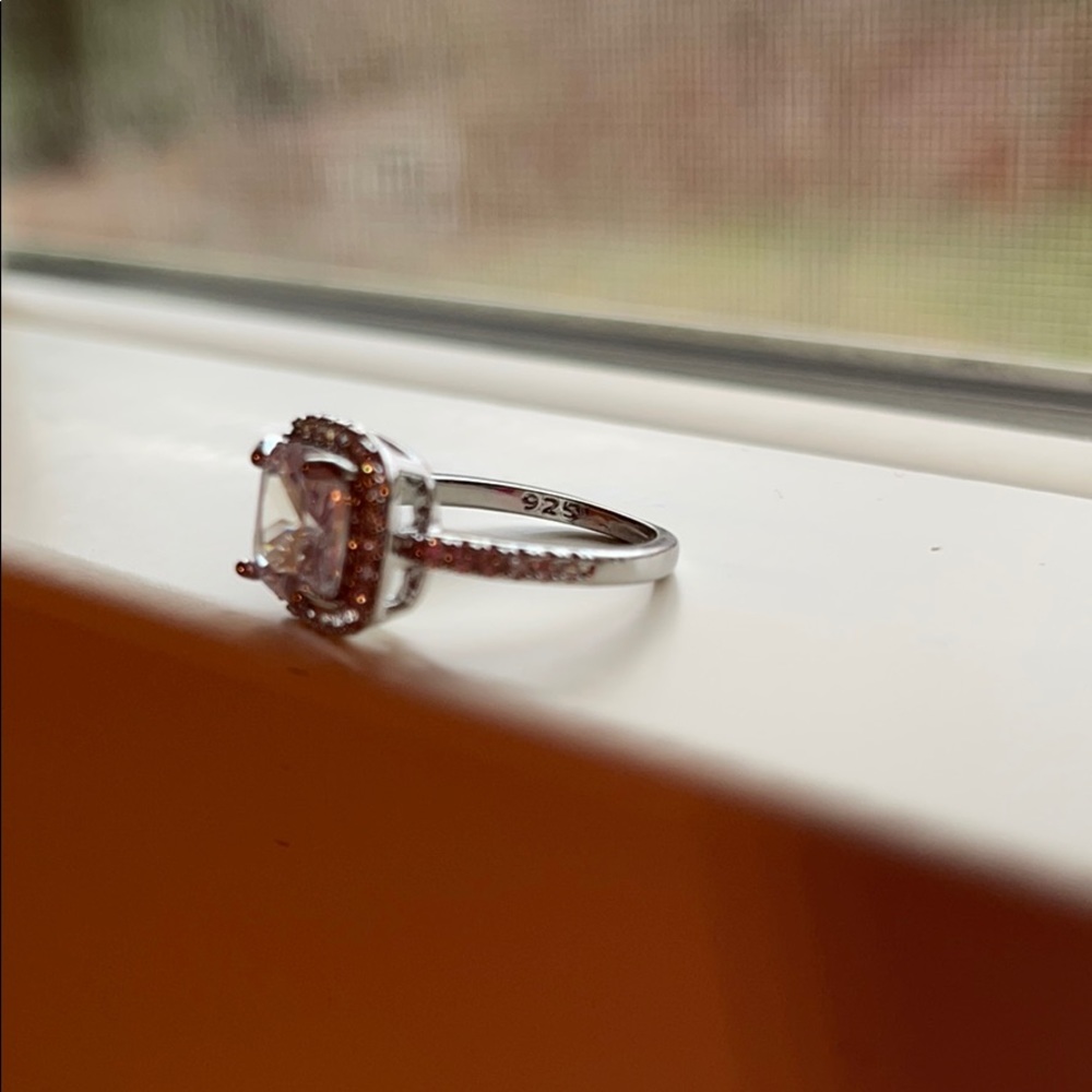 925 Silver Wedding Rings for Women White Sapphire - Picture 6 of 6